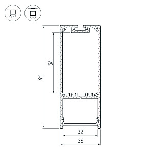 Профиль Arlight Sl-Line 019302