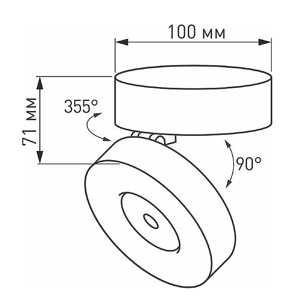 Накладной светильник Arlight Mona 025442(1)