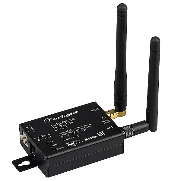 Wi-Fi конвертер (из WiFi в RF) к контроллерам серии SR-1009x для управления через телефон по Wi-Fi Arlight 020413