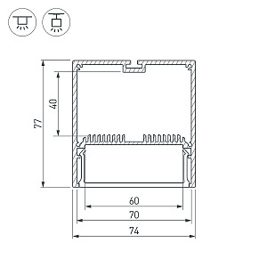 Профиль Arlight Sl-Line 027991