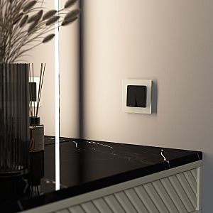 Рамка Werkel W0013111/ Рамка на 1 пост Senso (шампань, стекло soft-touch)