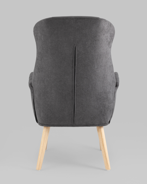 Кресло Stool Group Парлор QH-8337K 263-21 dark grey