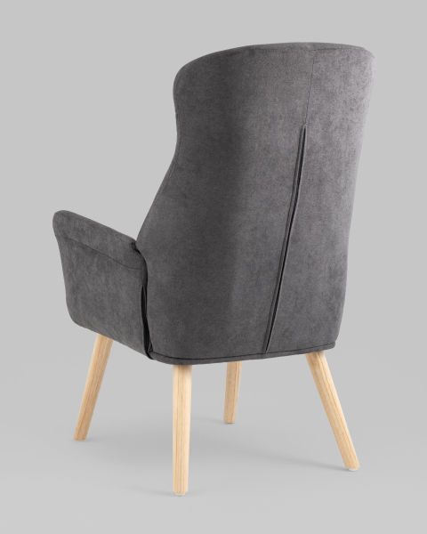 Кресло Stool Group Парлор QH-8337K 263-21 dark grey