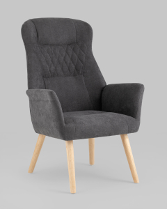 Кресло Stool Group Парлор QH-8337K 263-21 dark grey