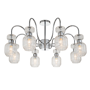 Потолочная люстра Escada Gloss 1141/8PL Chrome/Clear