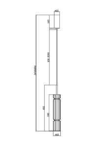 Светильник подвесной Maytoni Ordo MOD272PL-L12CH3K1