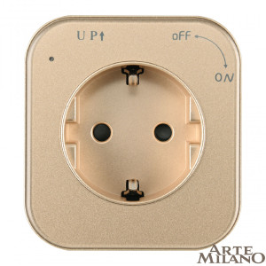 Трековая розетка Arte Milano Am-track-sockets 380022TS/ES Gold