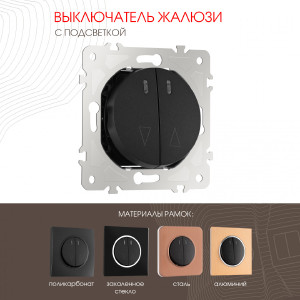 Выключатель Arte Milano Am-202 202.39-2.black