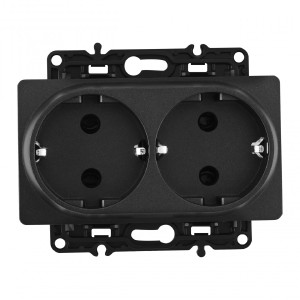 Розетка Arte Milano Am-217 217.40-2.black
