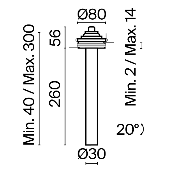 Встраиваемый светильник Maytoni Focus T C140TRS-L300-7W3K-W