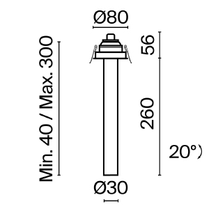 Встраиваемый светильник Maytoni Focus T C140RS-L300-7W3K-W