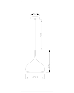 Светильник подвесной Moderli Eline V1290-1P