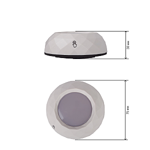 Мебельный светильник ЭРА Пушлайт SB-508