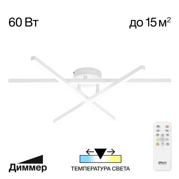 Потолочная люстра Citilux Стиг CL203130