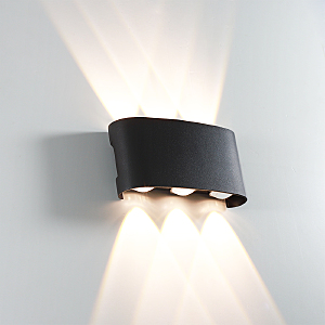 Уличный настенный светильник Arte Lamp Bosto A3122AL-6BK