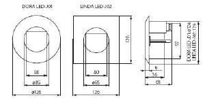 Подсветка для ступеней Kanlux Dora 4680