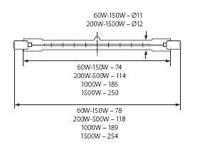 Галогенная лампа Kanlux J-200W 10412