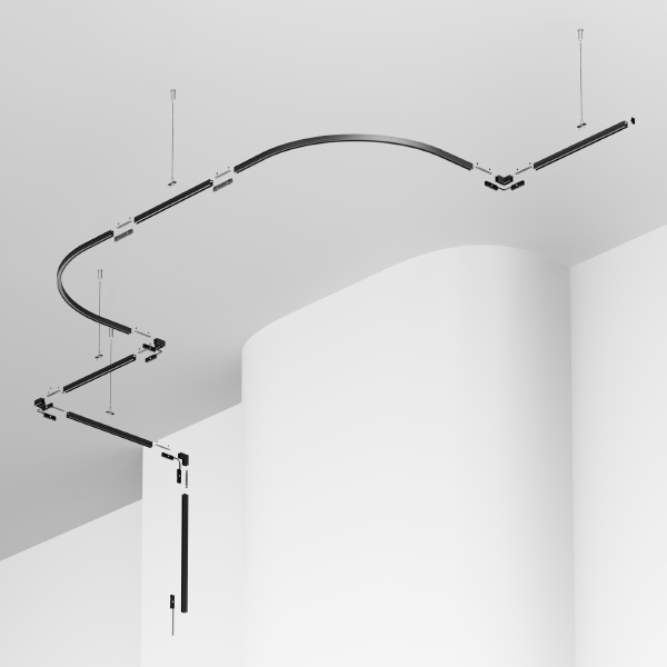 Шинопровод накладной 1м Maytoni Busbar trunkings Levity TRX184-111B