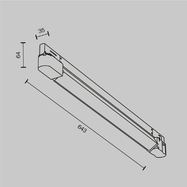 Трековый светильник Maytoni Basis TR196-3-20W2.7K-B