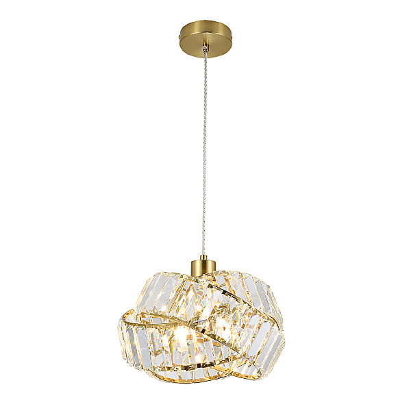 Светильник подвесной Indigo Frizzante V000488 12015/A/1P Brass