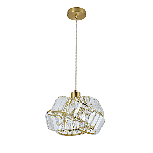 Светильник подвесной Indigo Frizzante V000488 12015/A/1P Brass