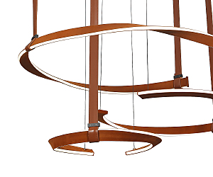 Подвесная люстра KINK Light Маджена 07656-3A,04(3000K)