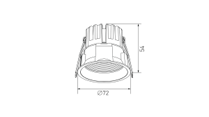 Встраиваемый светильник SWG DesignLed DL-RE DL-RE1202-WH-WW