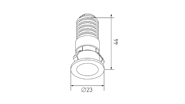Встраиваемый светильник SWG DesignLed MICRO DL-74180BL-1-WW