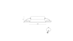 Встраиваемый светильник SWG DesignLed WL-BQ BQ009109-WH-NW