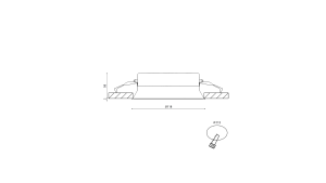 Встраиваемый светильник SWG DesignLed WL-BQ BQ009120-WH-WW