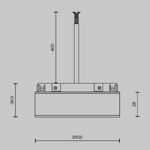 Блок питания Maytoni Power Supply Basity TRA172DR-100W-DS-B