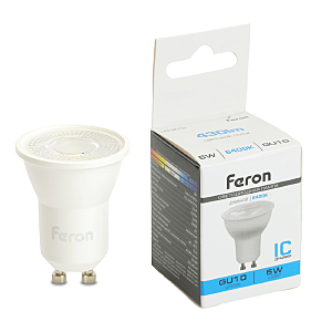 Светодиодная лампа LB-272 Feron 51220 GU10 5Вт 6400