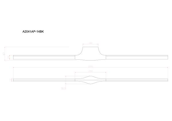 Настенный светильник Arte Lamp Gacrux A2041AP-14BK