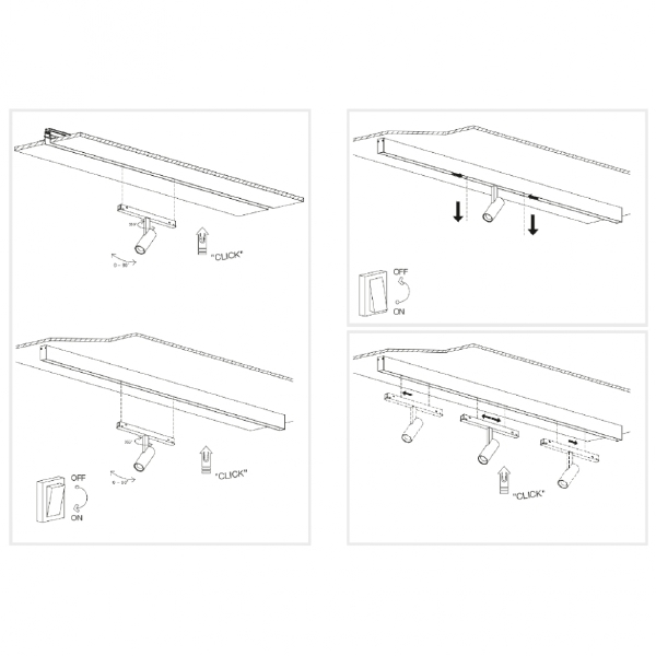 Трековый светильник iLEDEX TECHNICAL VISION48/22 4822-005-D34-8W-40DG-4000K-WH