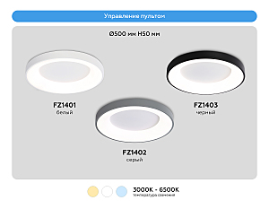 Светильник потолочный Ambrella Design FZ1403