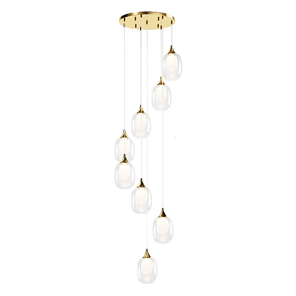 Люстра каскадная Maytoni Aura MOD016PL-08BS1