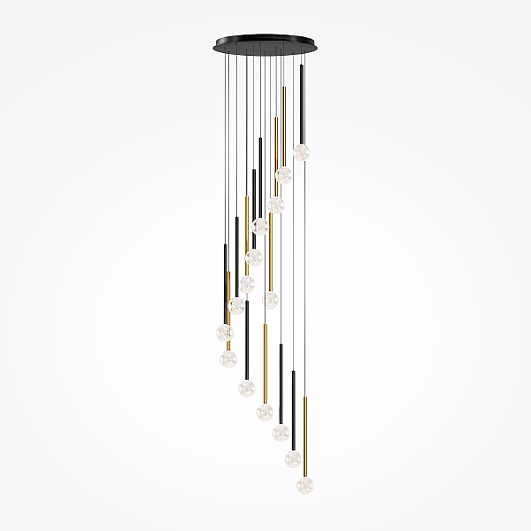 Люстра каскадная Maytoni Bubble dream MOD383PL-L40BBS3K