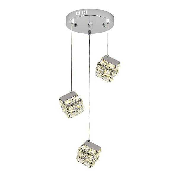 Светильник подвесной Indigo Radioso V000136L 12048/3P Chrome