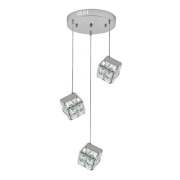 Светильник подвесной Indigo Radioso V000136L 12048/3P Chrome