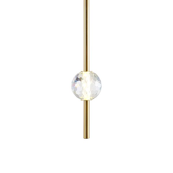 Светильник подвесной Indigo Ciondolo V000170L 11066/1P Brass