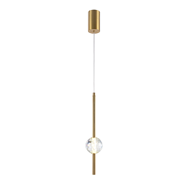 Светильник подвесной Indigo Ciondolo V000170L 11066/1P Brass