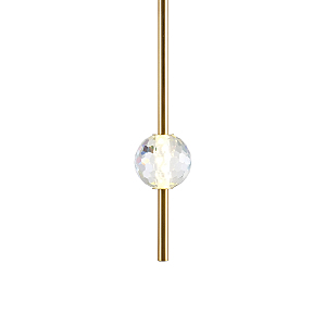 Светильник подвесной Indigo Ciondolo V000170L 11066/1P Brass