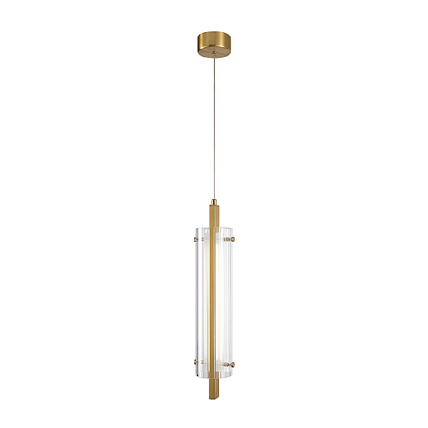 Светильник подвесной Indigo Vitreo V000173L 11067/A/1P Brass