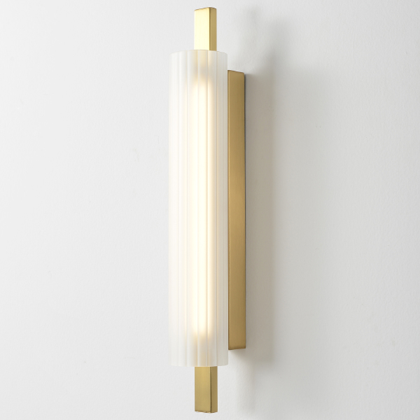 Настенный светильник Crystal Lux Tunnel TUNNEL AP10 LED BRASS