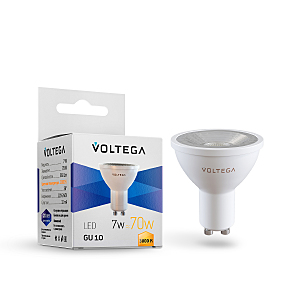 Светодиодная лампа Sofit GU10 Lens Voltega 7253 GU10 7Вт 3000