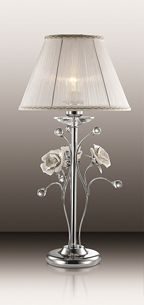 Настольная лампа с цветочками Marika 2683/1T Odeon Light